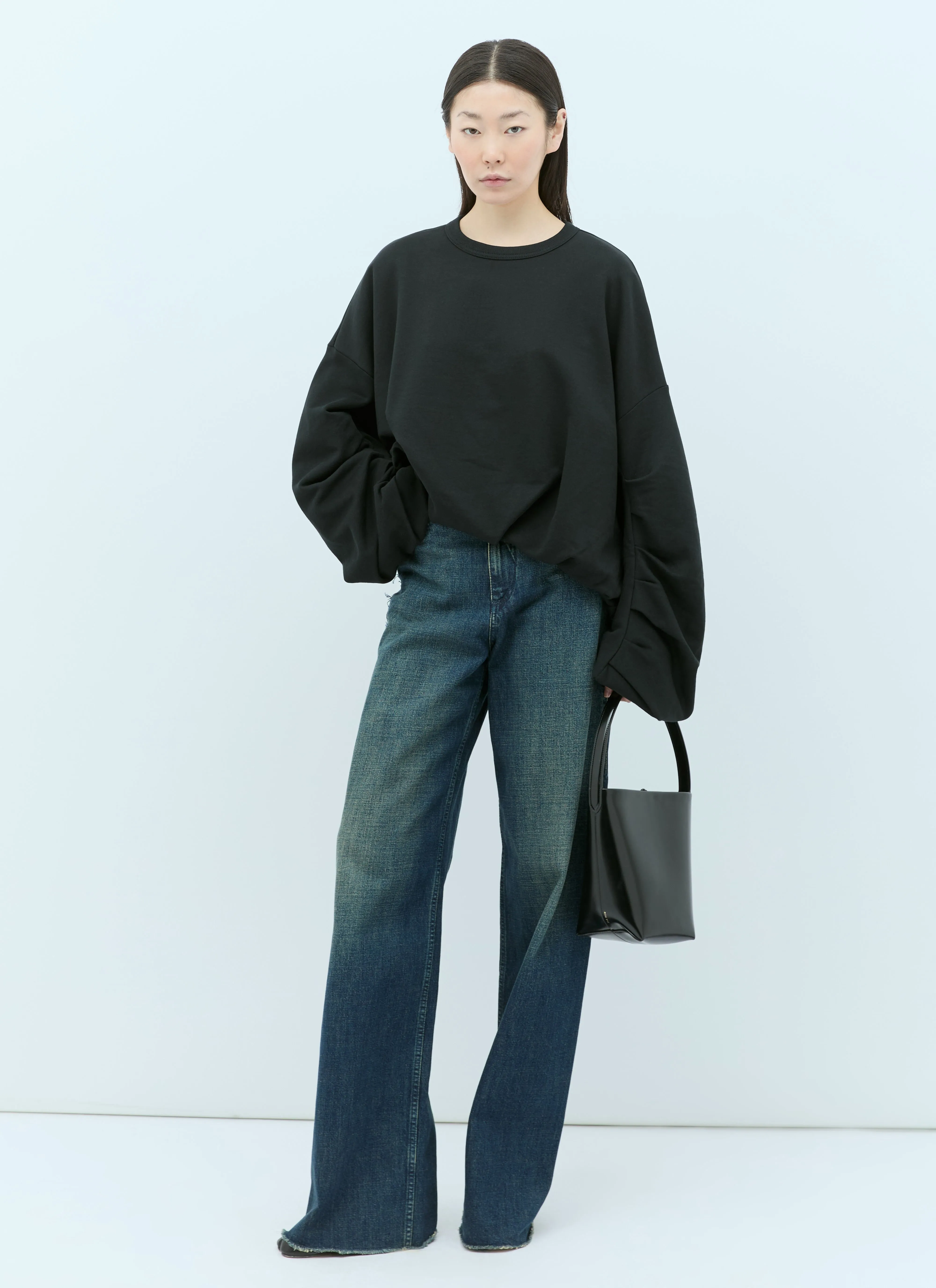 Dries Van Noten  |Crew Neck Street Style Long Sleeves Plain Cotton