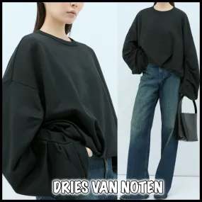 Dries Van Noten  |Crew Neck Street Style Long Sleeves Plain