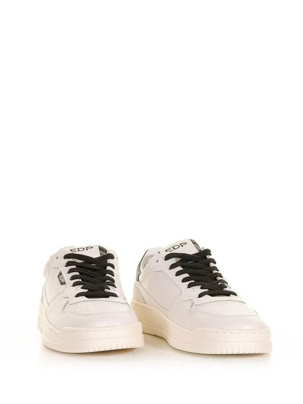 Ed Parrish Eddy Sneaker In White Leather