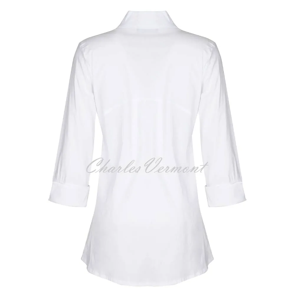 EverSassy Blouse with Diamante Detail - Style 12603 (White)