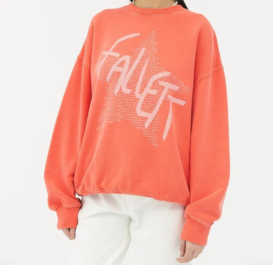 Fallett  |Unisex Street Style Long Sleeves Plain Cotton Logo