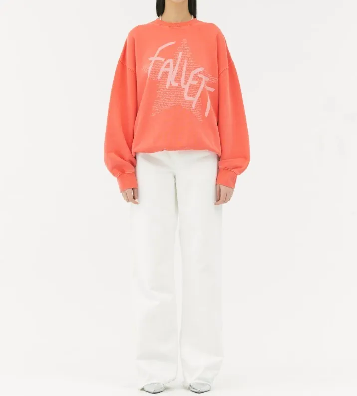 Fallett  |Unisex Street Style Long Sleeves Plain Cotton Logo