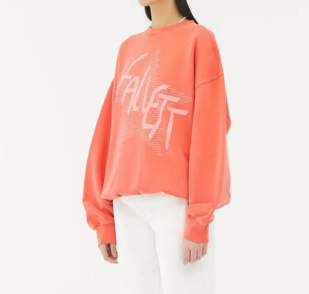 Fallett  |Unisex Street Style Long Sleeves Plain Cotton Logo