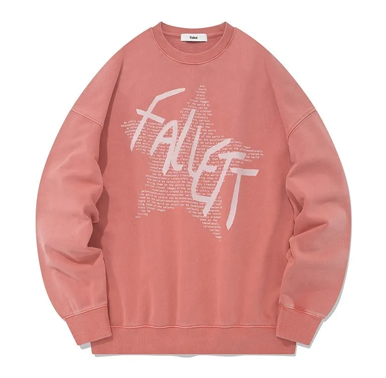 Fallett  |Unisex Street Style Long Sleeves Plain Cotton Logo