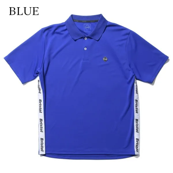 F.C.Real Bristol  |Button-down Plain Short Sleeves Logo Polos