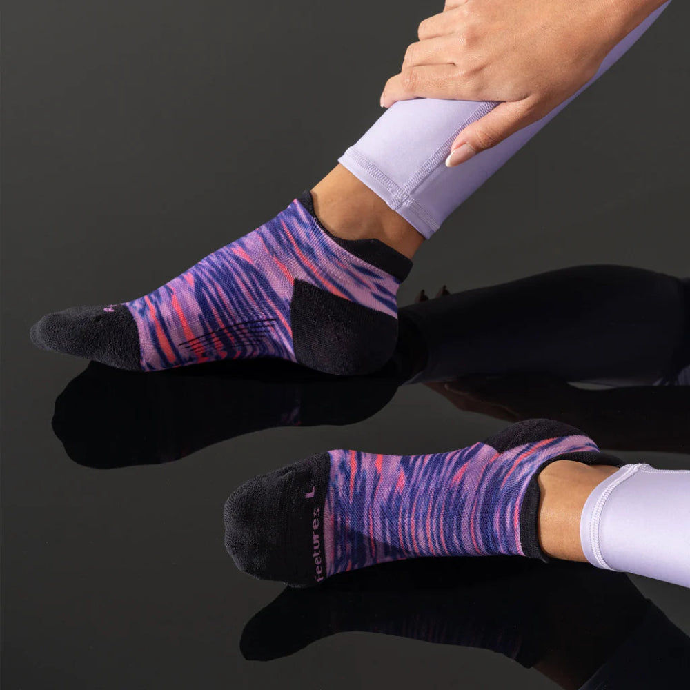 Feetures Elite Light Cushion No Show Tab Socks - Limited Edition - Reflection Purple