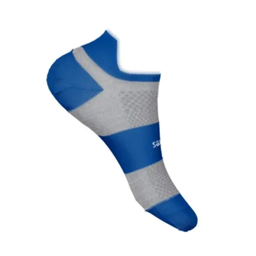 Feetures High Performance Max Cushion No Show Tab Socks - Boost Blue