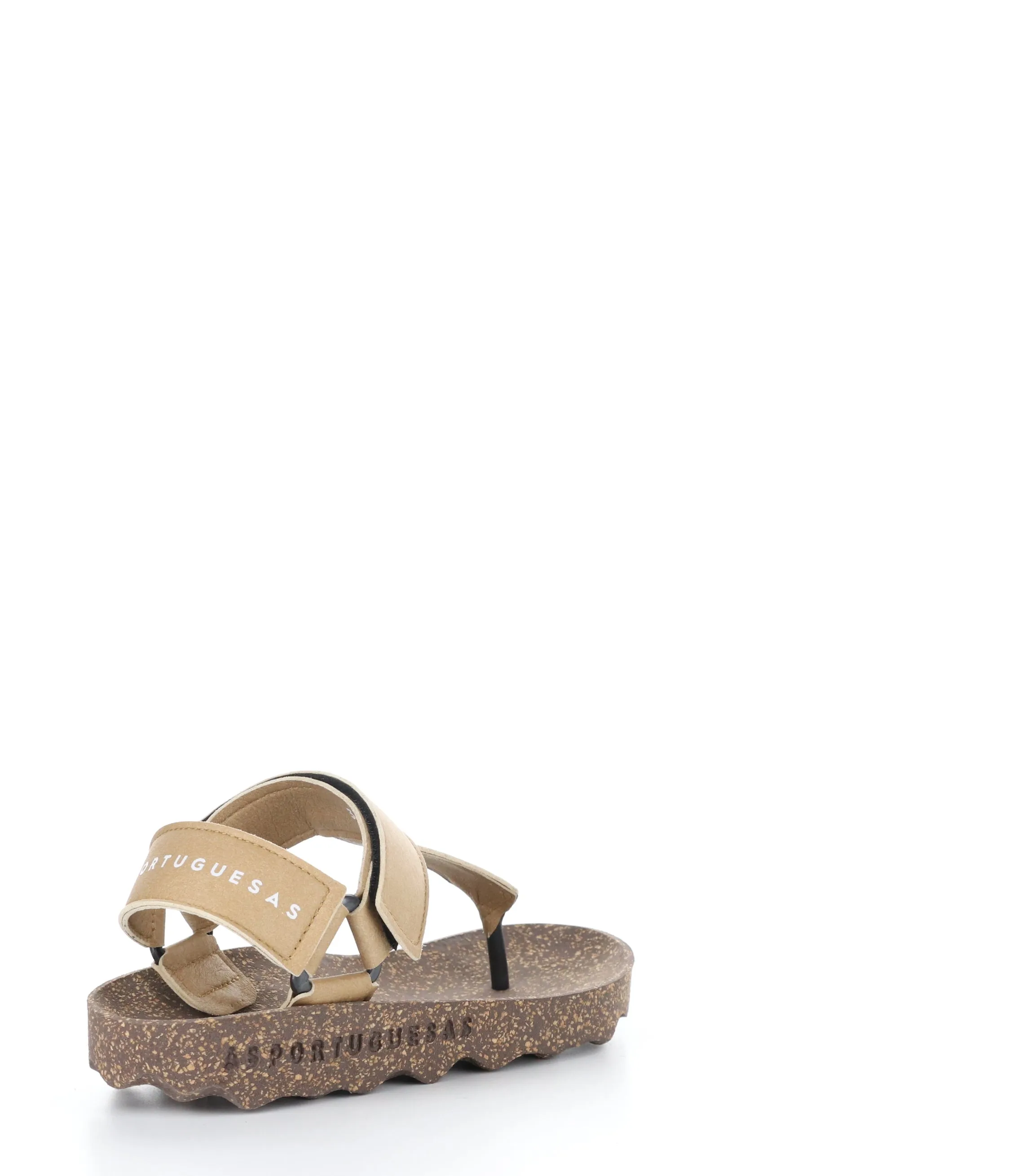 FIZZ077ASP SAND/BROWN Round Toe Shoes