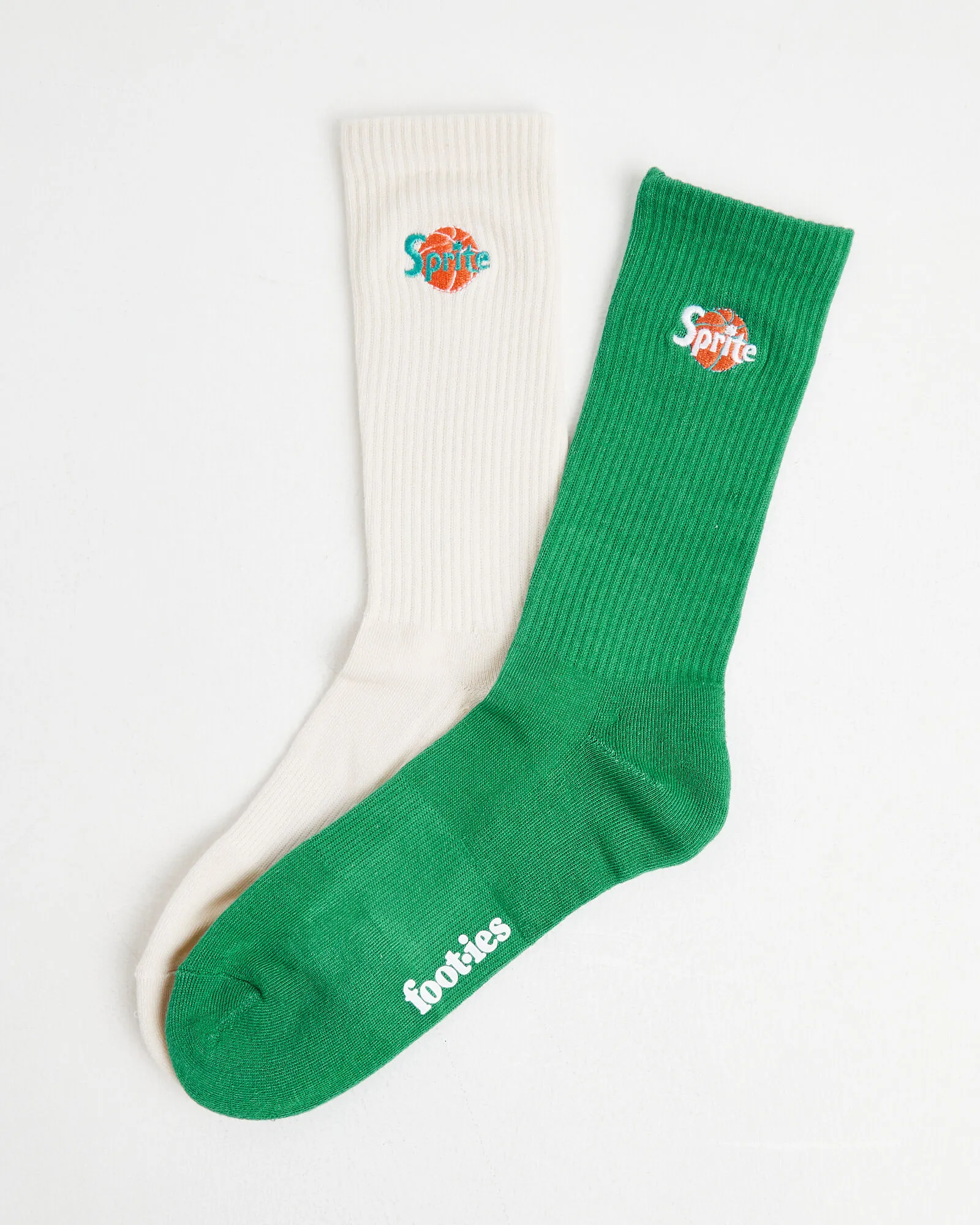 Foot-ies Sprite Ball Sneaker Socks 2 Pack