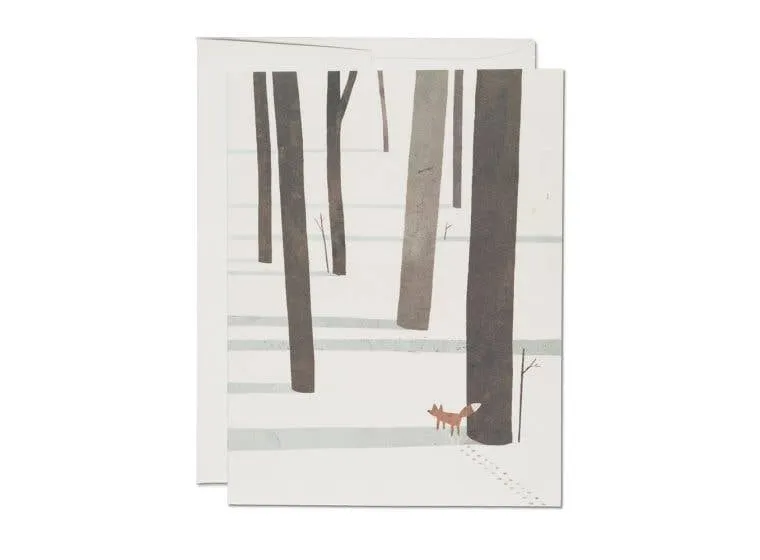 Fox in the Snow Card