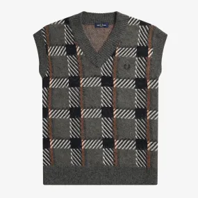 FRED PERRY  |Tartan Unisex Wool Nylon Street Style Plain Cotton Logo