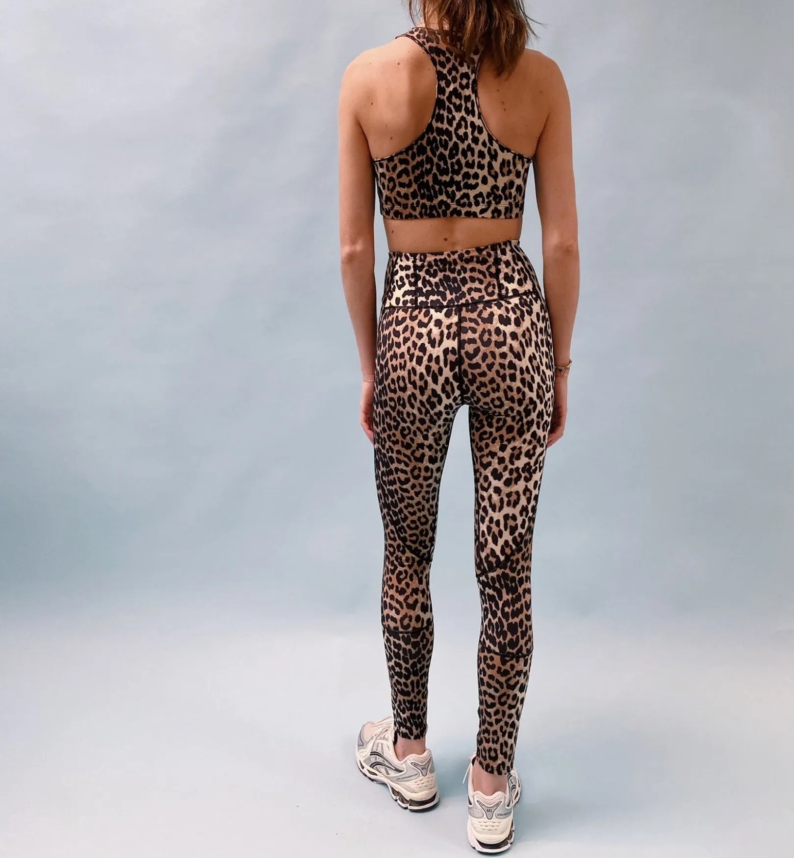 GANNI Leopard Active Ultra High Waist Tights