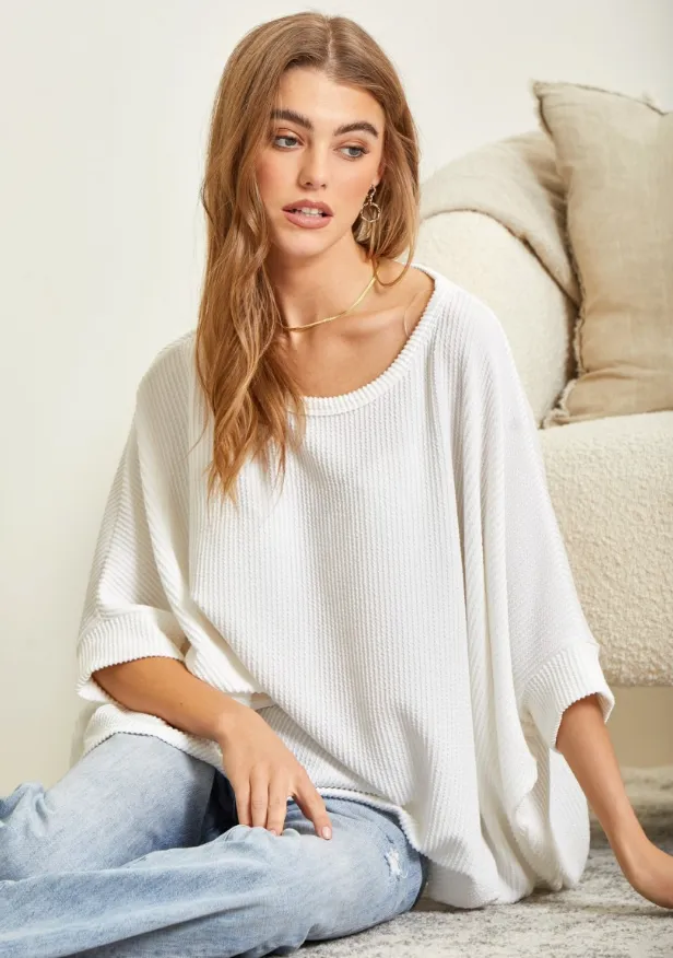 Got It Where I Want It Tunic Top - Ivory