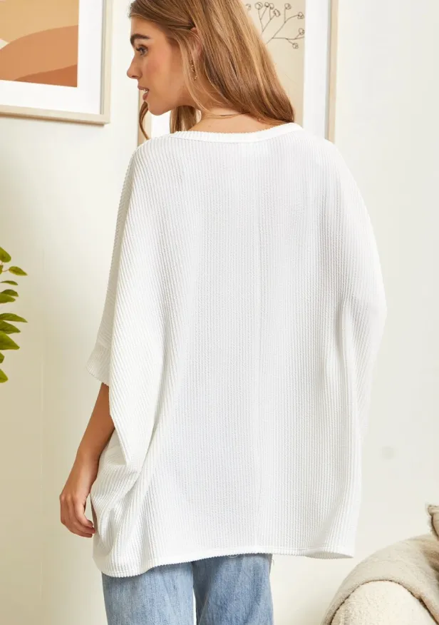 Got It Where I Want It Tunic Top - Ivory