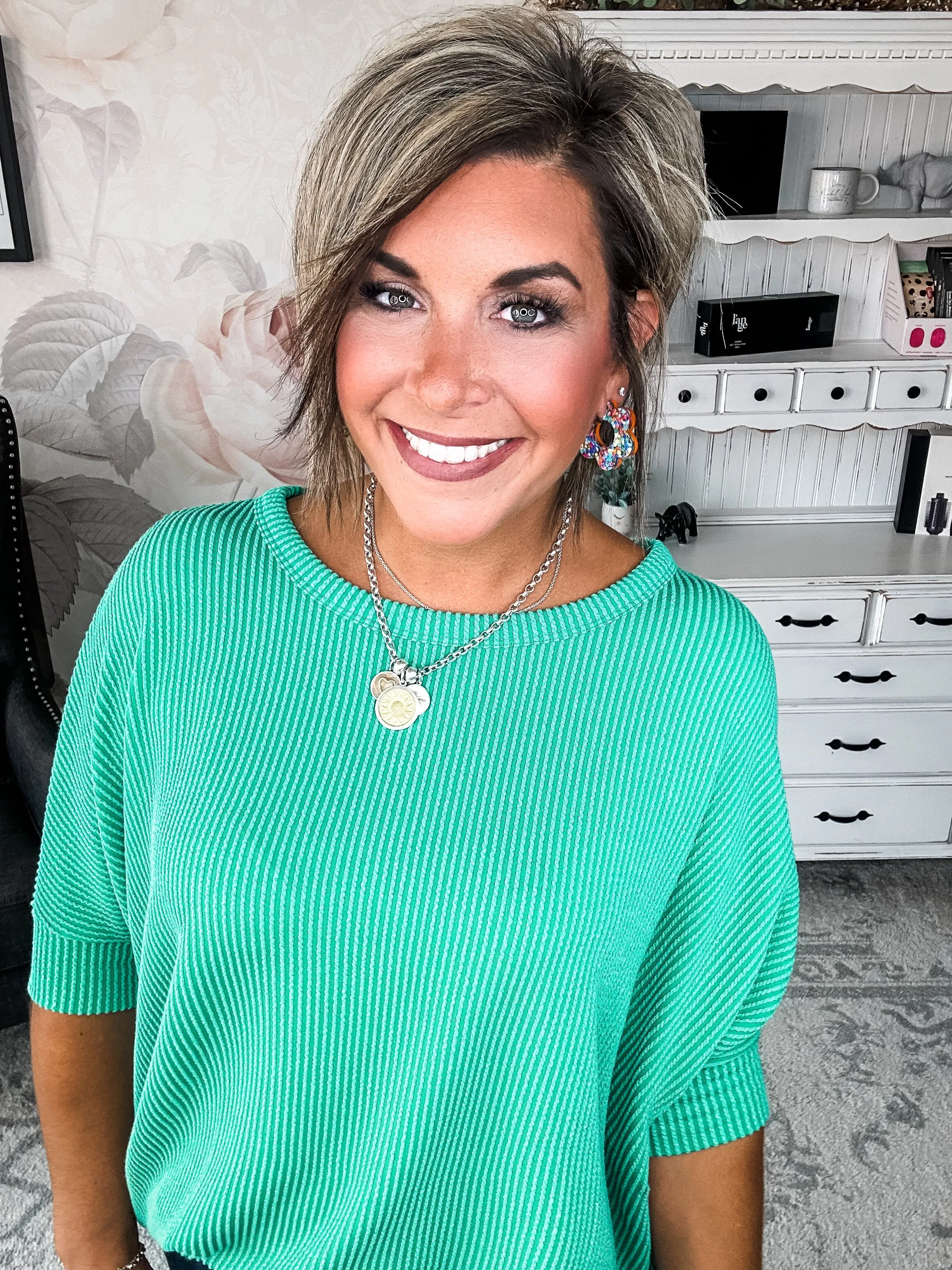 Got It Where I Want It Tunic Top - Kelly Green