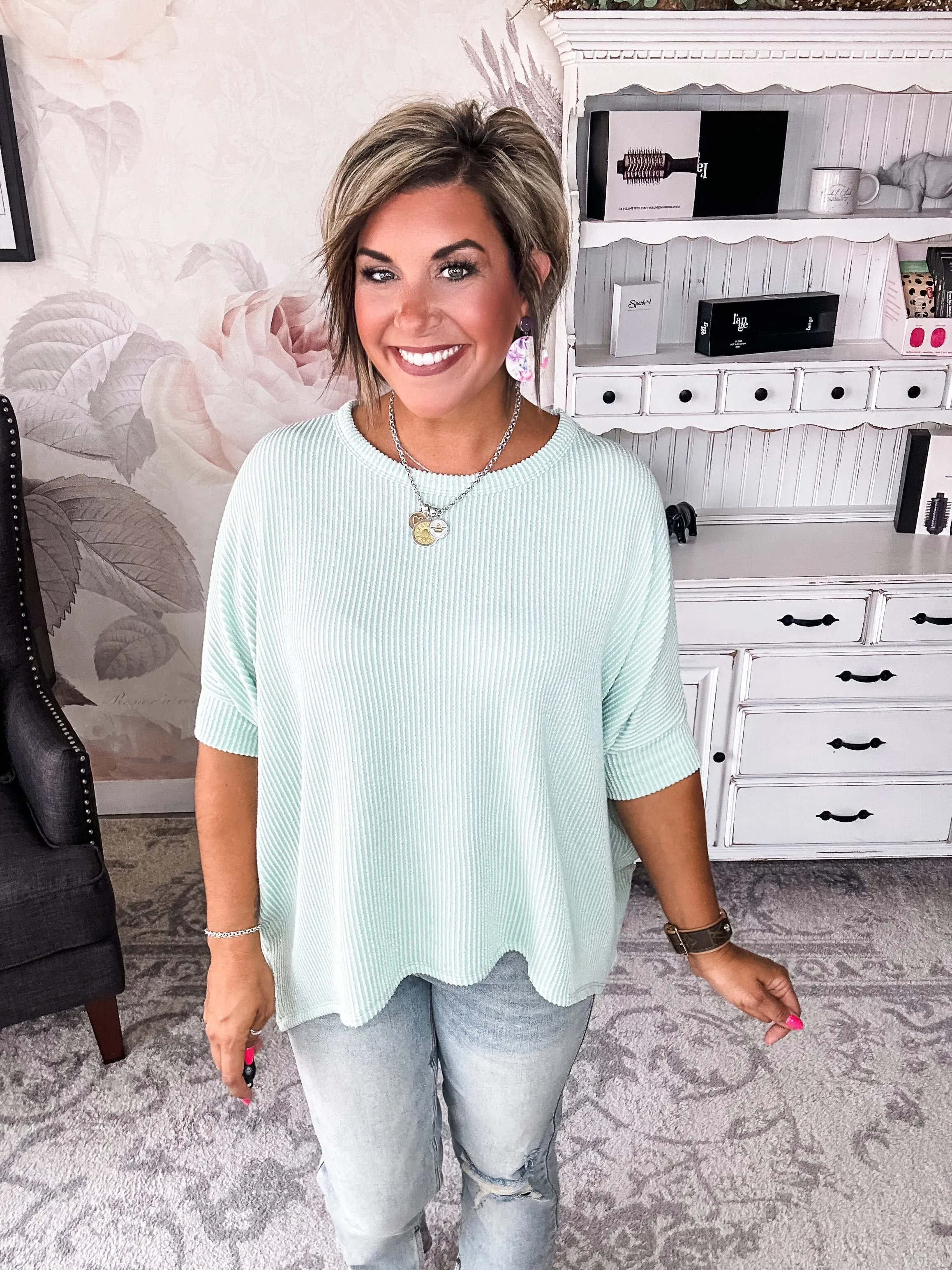 Got It Where I Want It Tunic Top - Mint