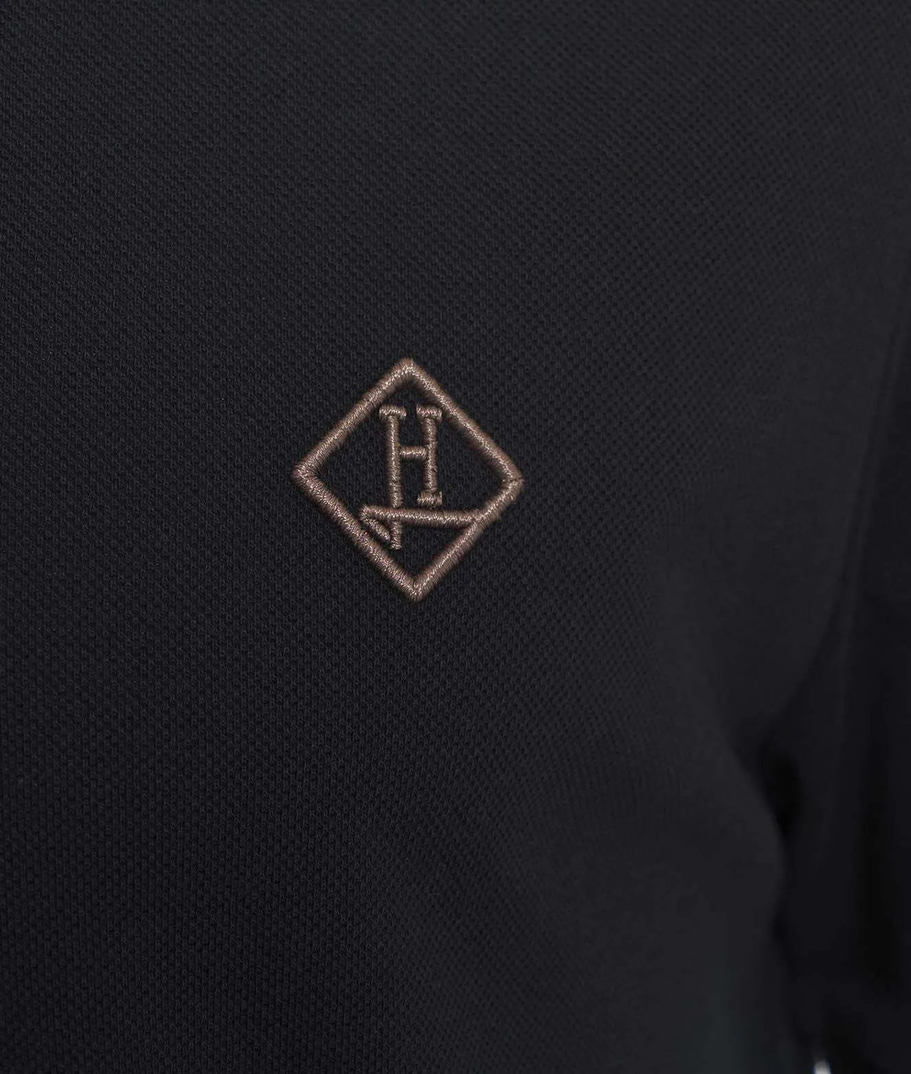 HERNO  |Button-down Cotton Short Sleeves Logo Front Button Polos