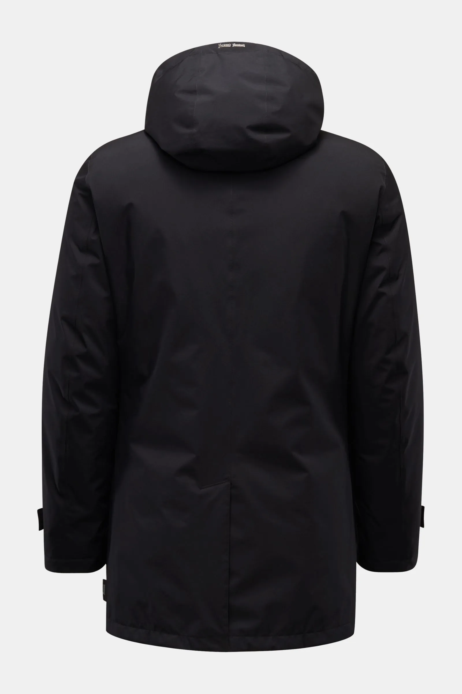 HERNO LAMINAR short down coat black