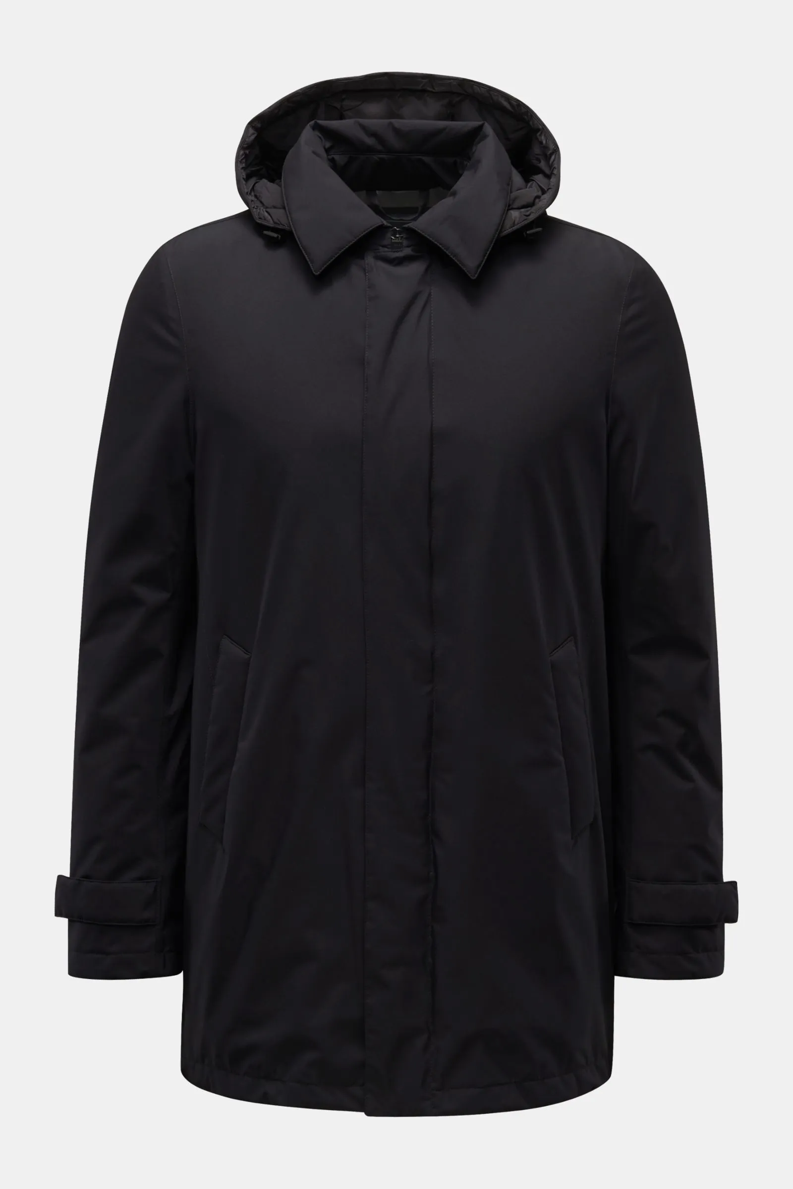 HERNO LAMINAR short down coat black