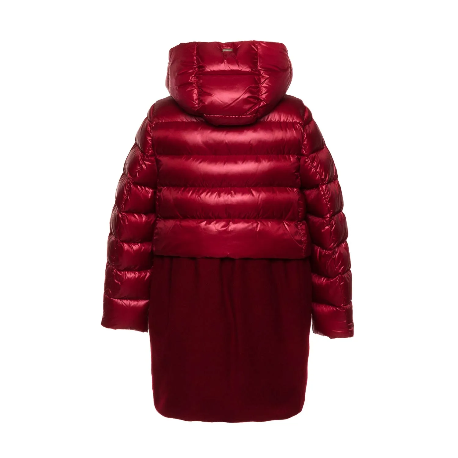 Herno Red Down Coat For Girls