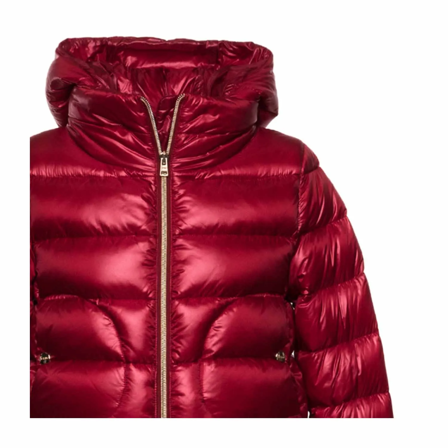 Herno Red Down Coat For Girls