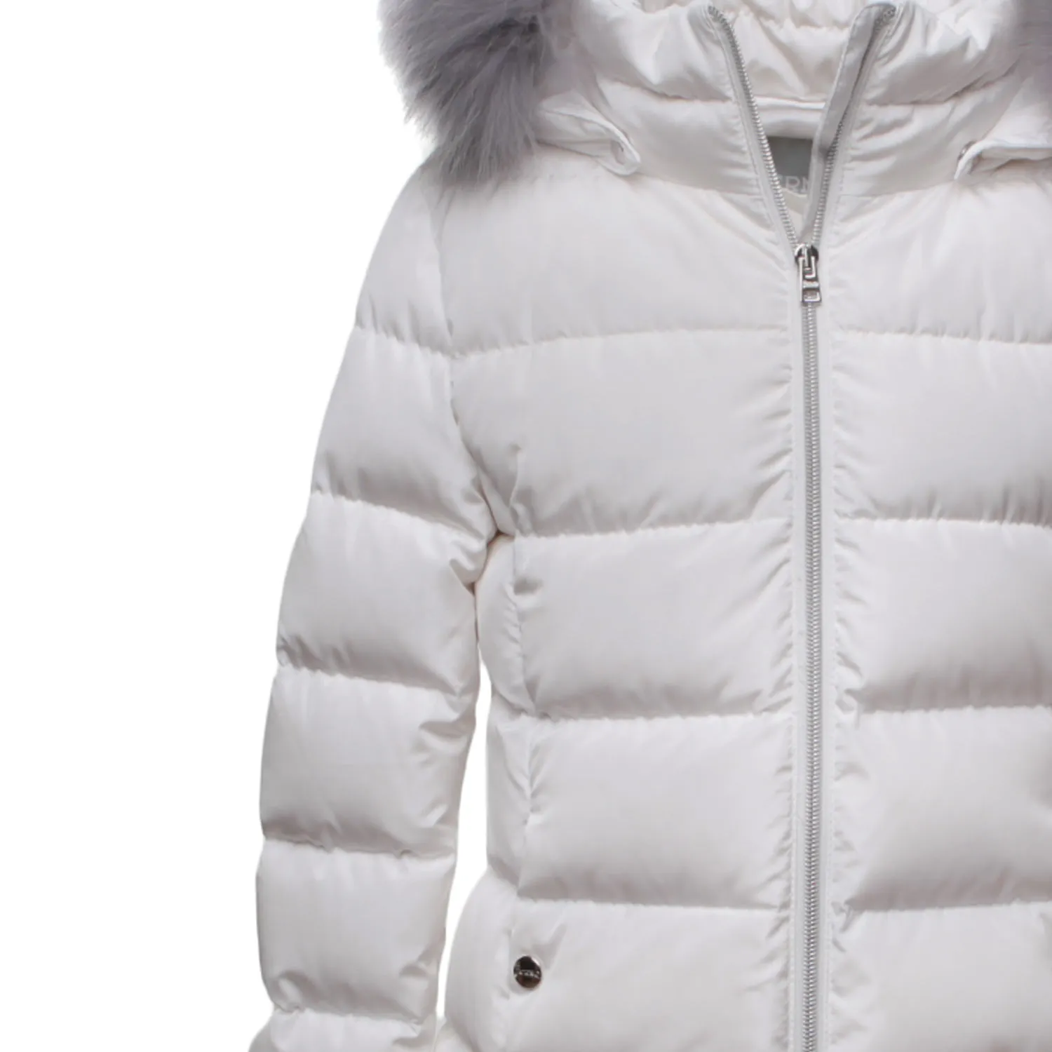 Herno White Down Coat For Girls