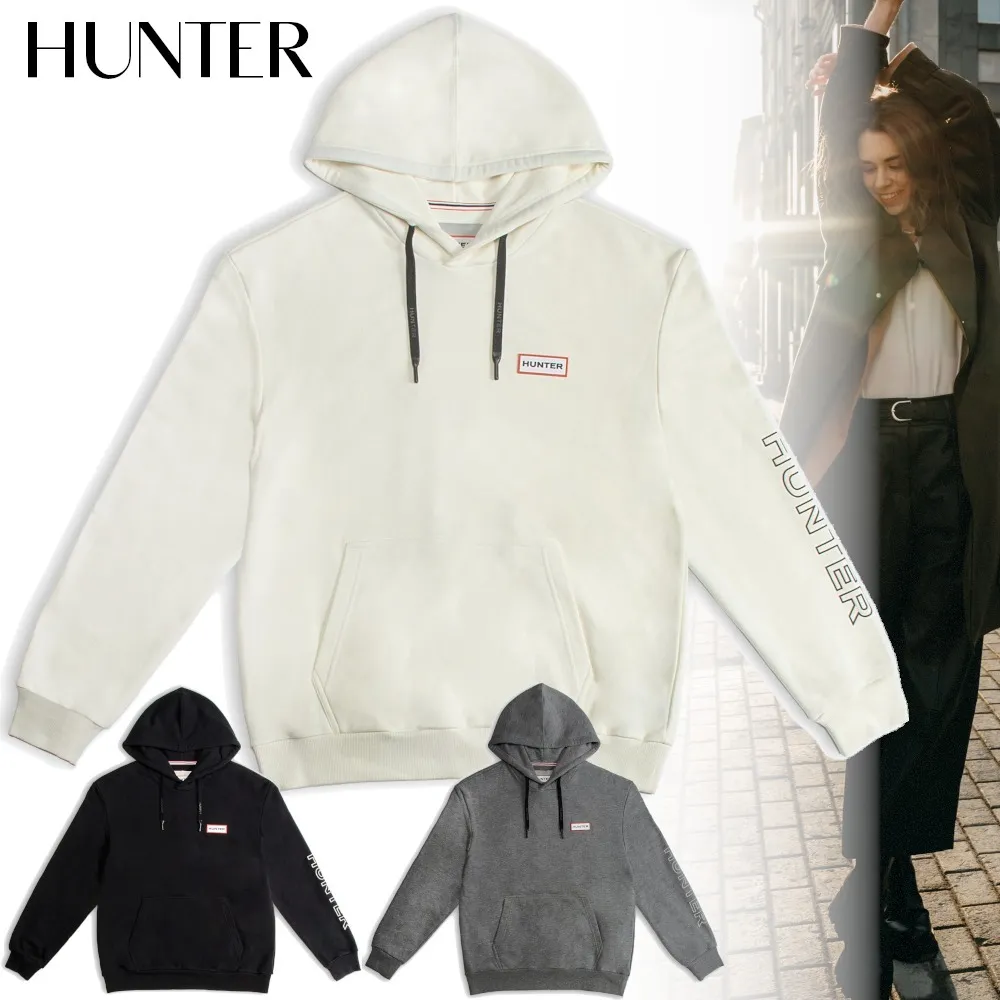 HUNTER  |Unisex Street Style Long Sleeves Plain Cotton Logo