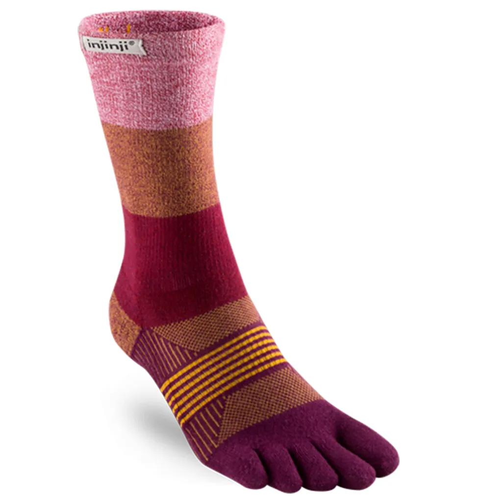 Injinji TRAIL Womens Specific Midweight Crew Running Socks