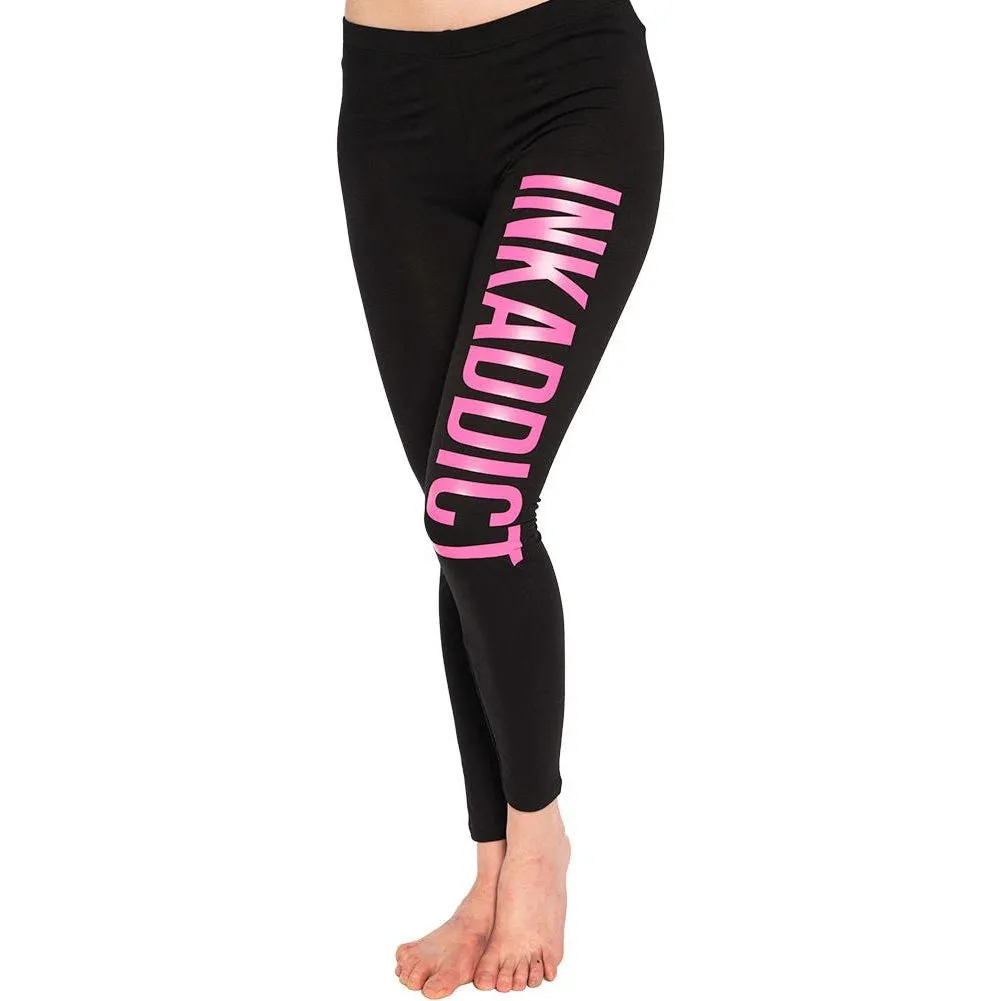 InkAddict Women's Black Leggings