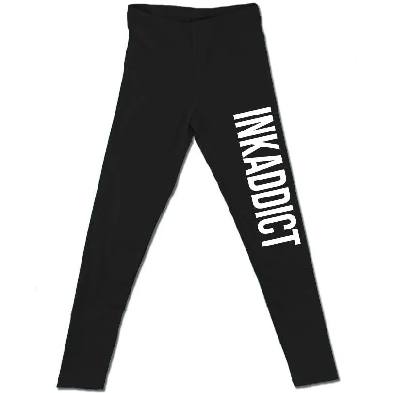 InkAddict Women's Black Leggings