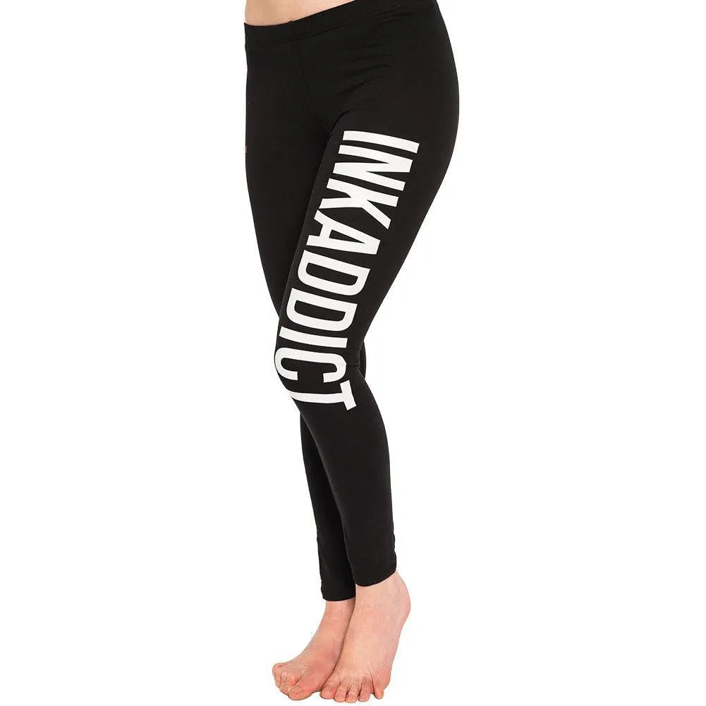 InkAddict Women's Black Leggings