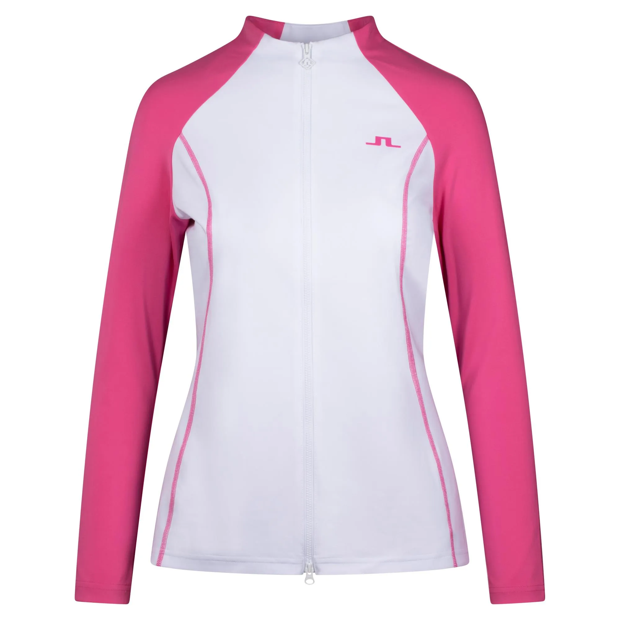 J Lindeberg June Ladies Golf Mid Layer White