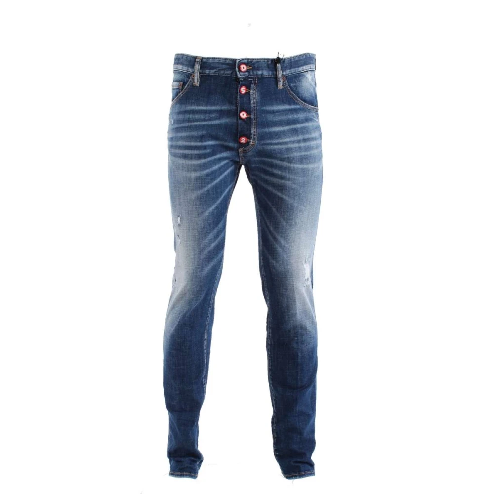 Jeans Slim-Fit Blu per Uomo