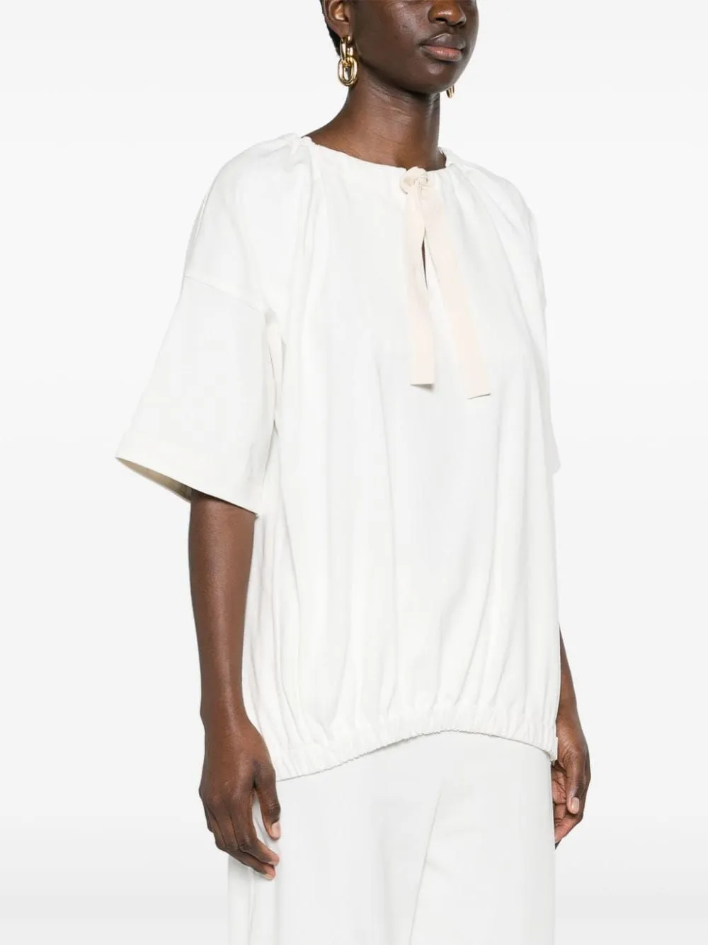 Jil Sander  |Street Style Plain Cotton Short Sleeves Logo