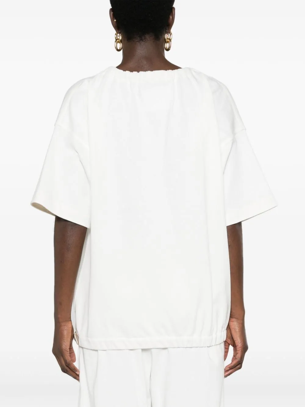 Jil Sander  |Street Style Plain Cotton Short Sleeves Logo