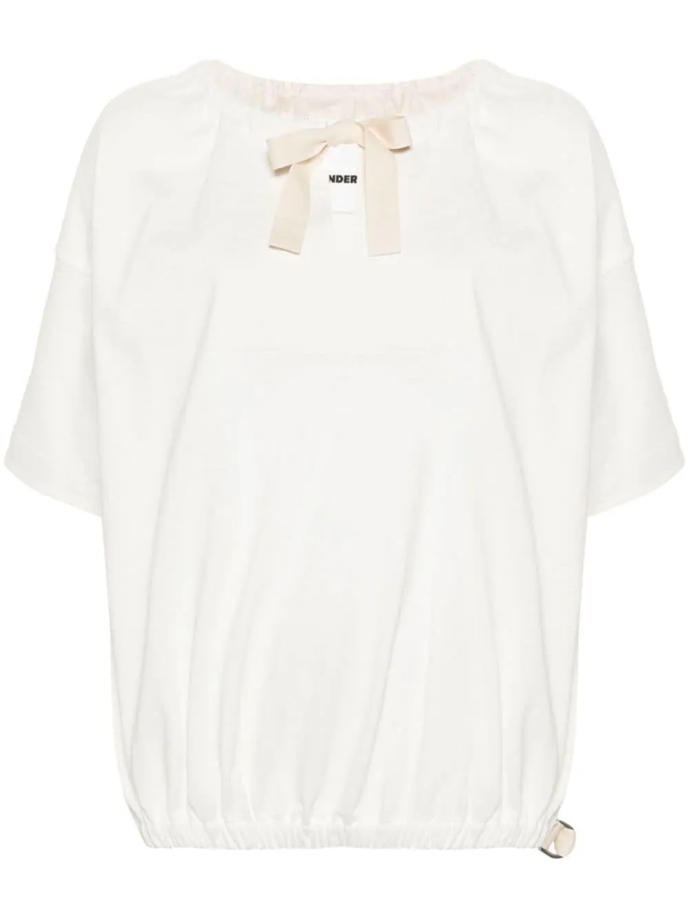 Jil Sander  |Street Style Plain Cotton Short Sleeves Logo