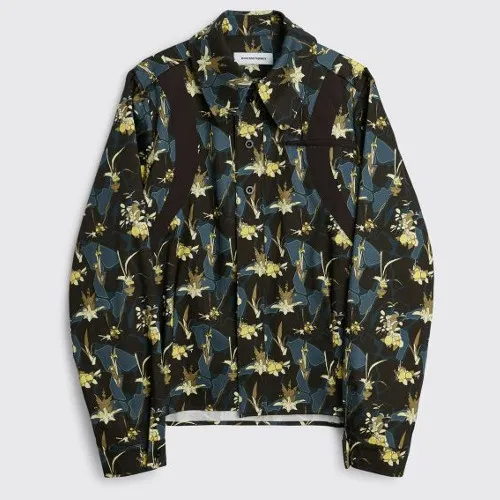 KIKO KOSTADINOV  |Button-down Flower Patterns Long Sleeves Shirts