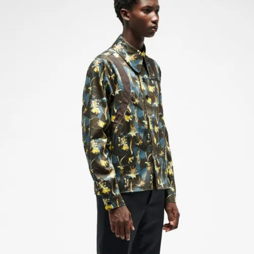 KIKO KOSTADINOV  |Button-down Flower Patterns Long Sleeves Shirts