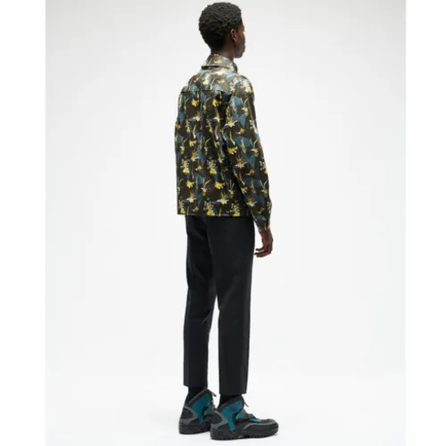 KIKO KOSTADINOV  |Button-down Flower Patterns Long Sleeves Shirts