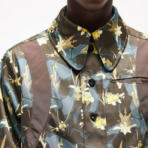 KIKO KOSTADINOV  |Button-down Flower Patterns Long Sleeves Shirts