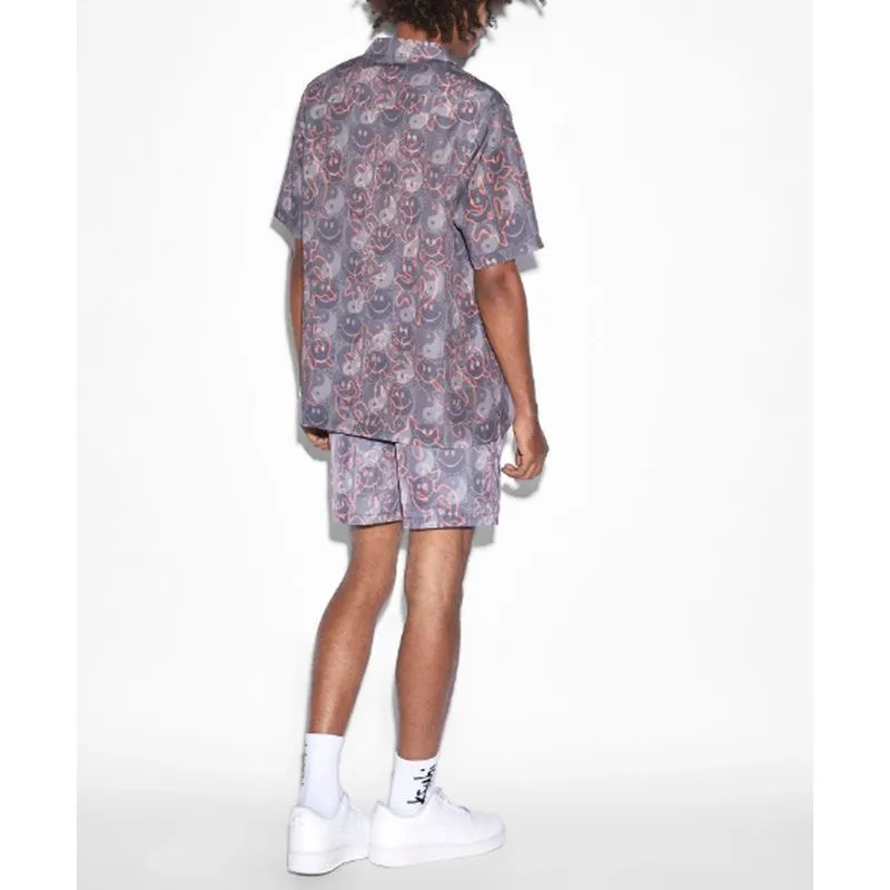 KSUBI  |Button-down Street Style Short Sleeves Logo Shirts