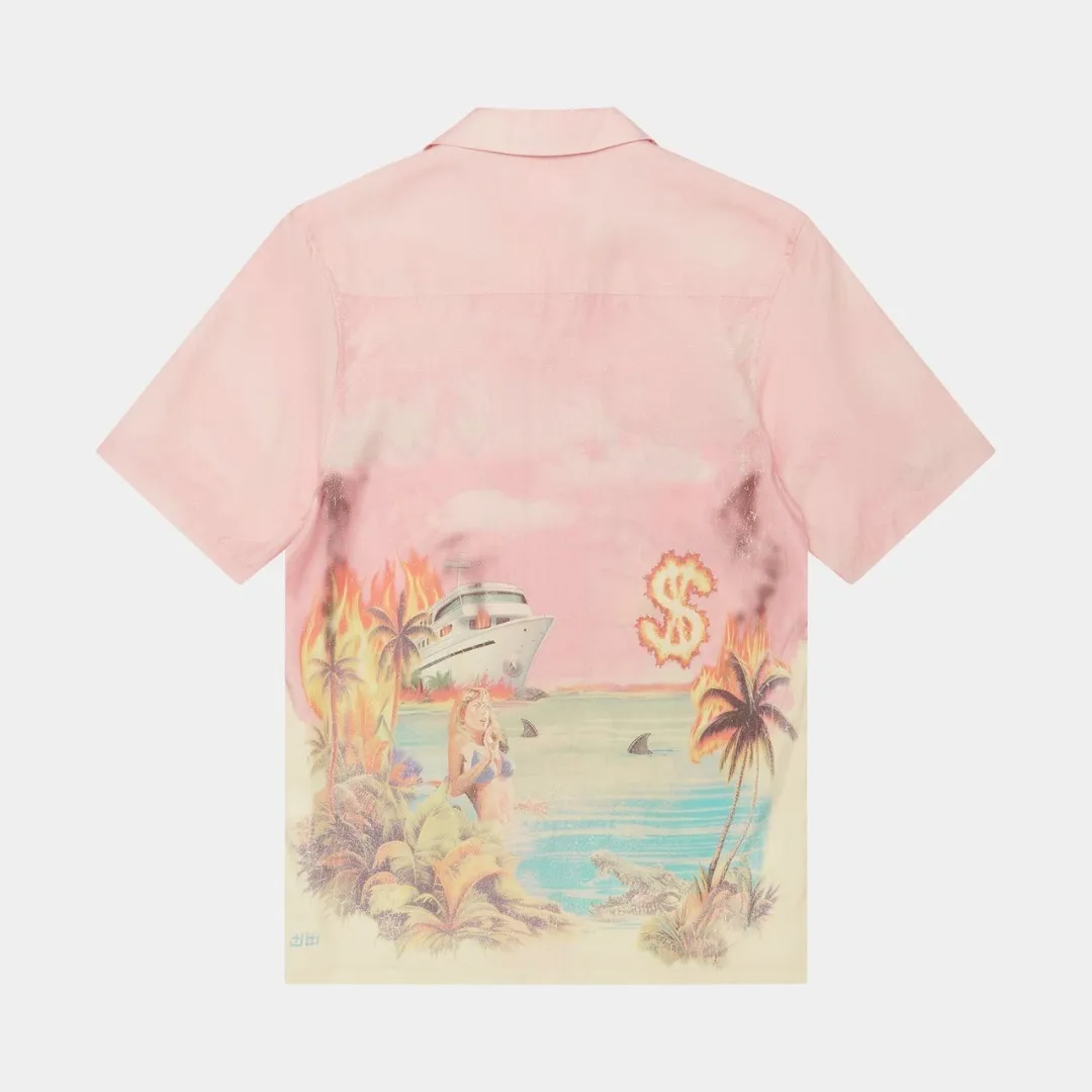 KSUBI  |Button-down Tropical Patterns Unisex Street Style