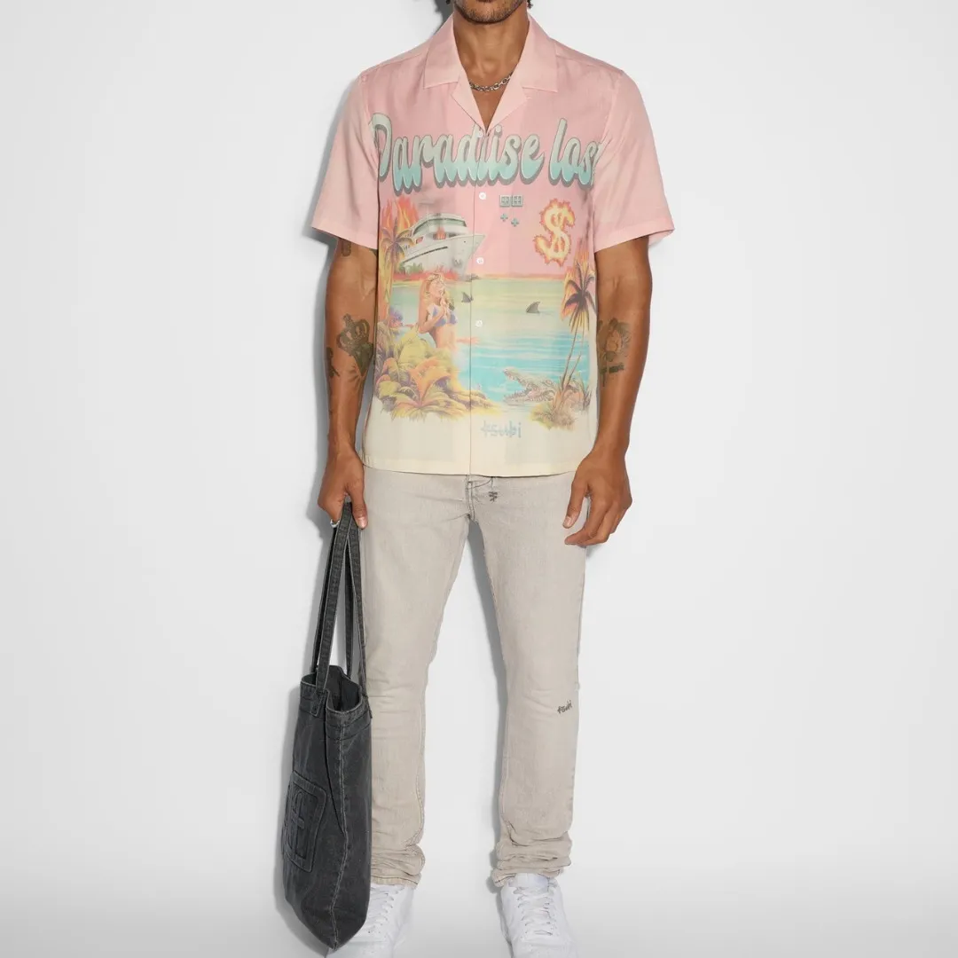 KSUBI  |Button-down Tropical Patterns Unisex Street Style