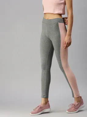 Ladies Active Wear Leggings Anthra Melange