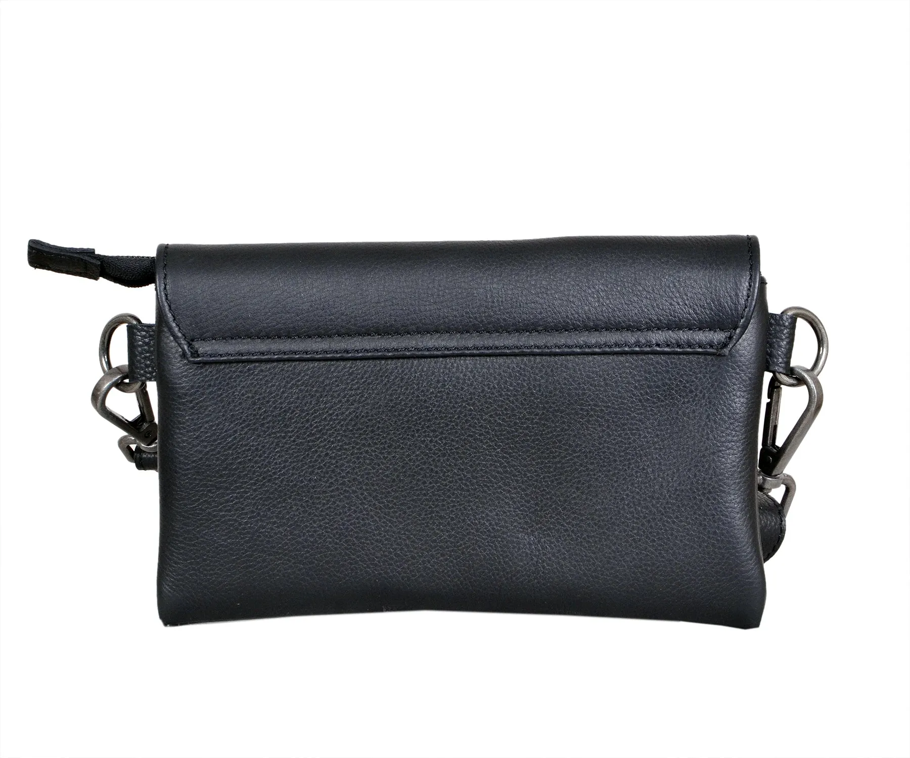 Leather Crossbody With Concho