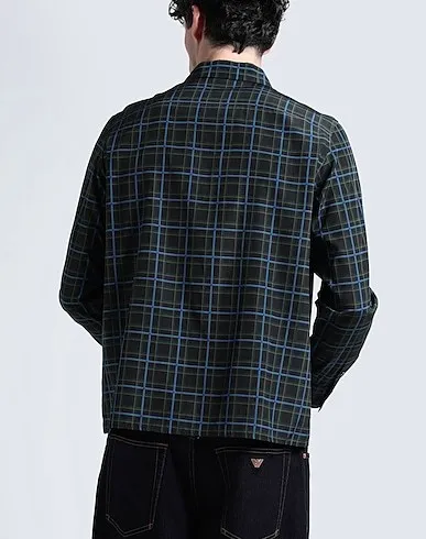 LOEWE  |Button-down Gingham Tartan Other Plaid Patterns Long Sleeves