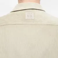 LOEWE  |Button-down Unisex Corduroy Long Sleeves Plain Cotton Logo