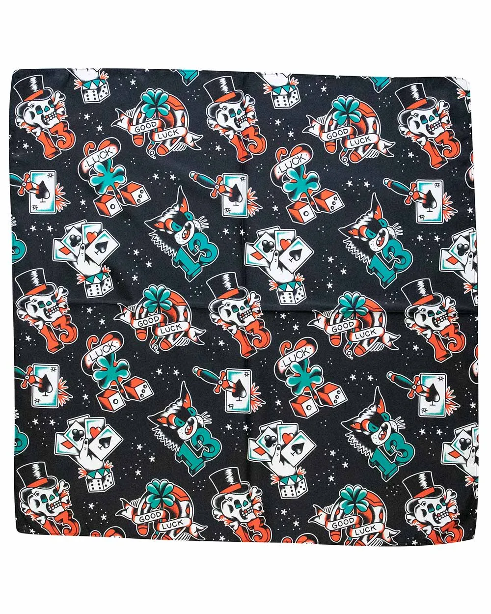 Lucky Rosie 13 - Cards - Dice Scarf