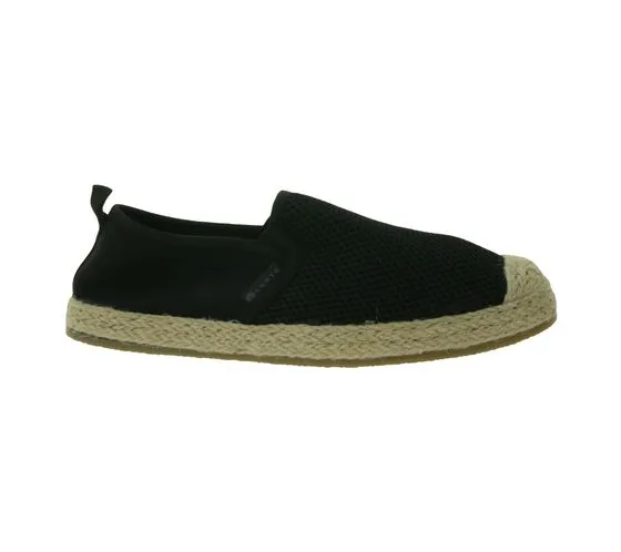 LUHTA Jones women's espadrilles with raffia sneakers summer shoes 9 75526 477 L 990 black