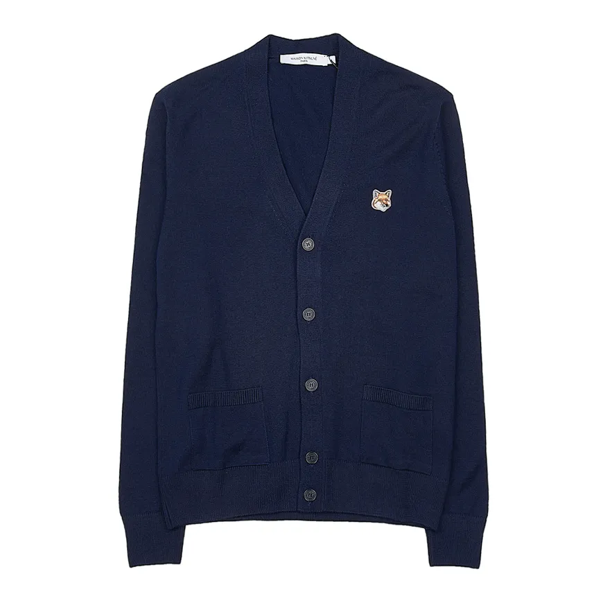 MAISON KITSUNE  |Button-down Unisex Street Style Logo Designers Cardigans